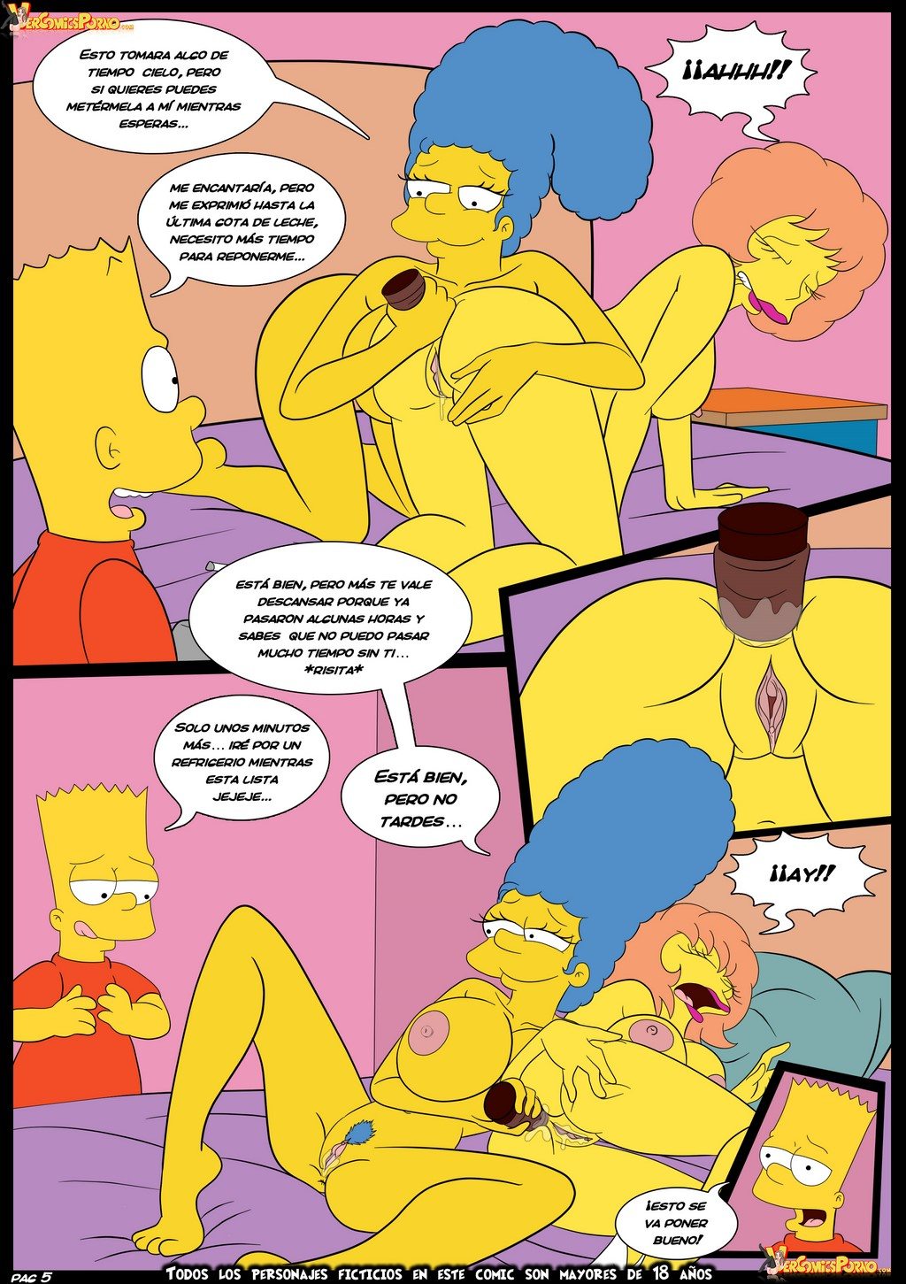 Los Simpsons Viejas Costumbres 5 Original Exclusivo Los Simpsons Xxx Comicsporno