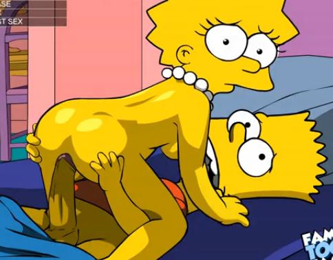 Lisa y Bart Simpson en video de incesto