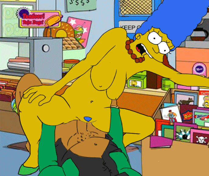 Imagenes Y S Animados Simpsonsxxx Marge Simpson Follando Duro En La Tienda Imagenes