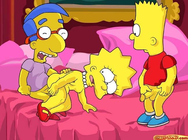 Bart y Milhouse tienen sexo con Lisa " simpsons xxx imagenes porno des...